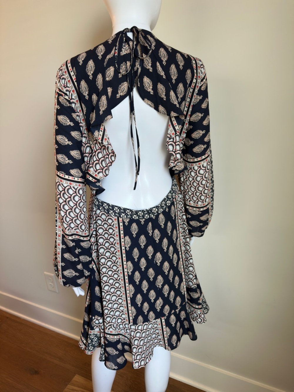 Open-Back Mini Dress - Picture 2 of 10